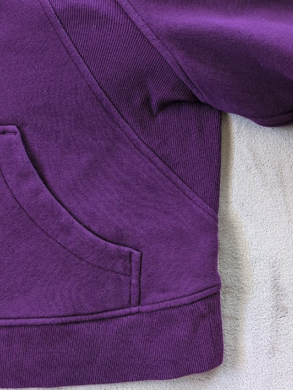Lululemon Scuba Oversized Full-Zip Hoodie Dramatic Magenta Dark Purple Size M/L - Picture 8 of 16
